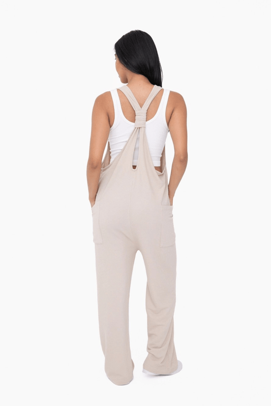 Effortless Comfort: Mineral-Washed Lounge Jumpsuit